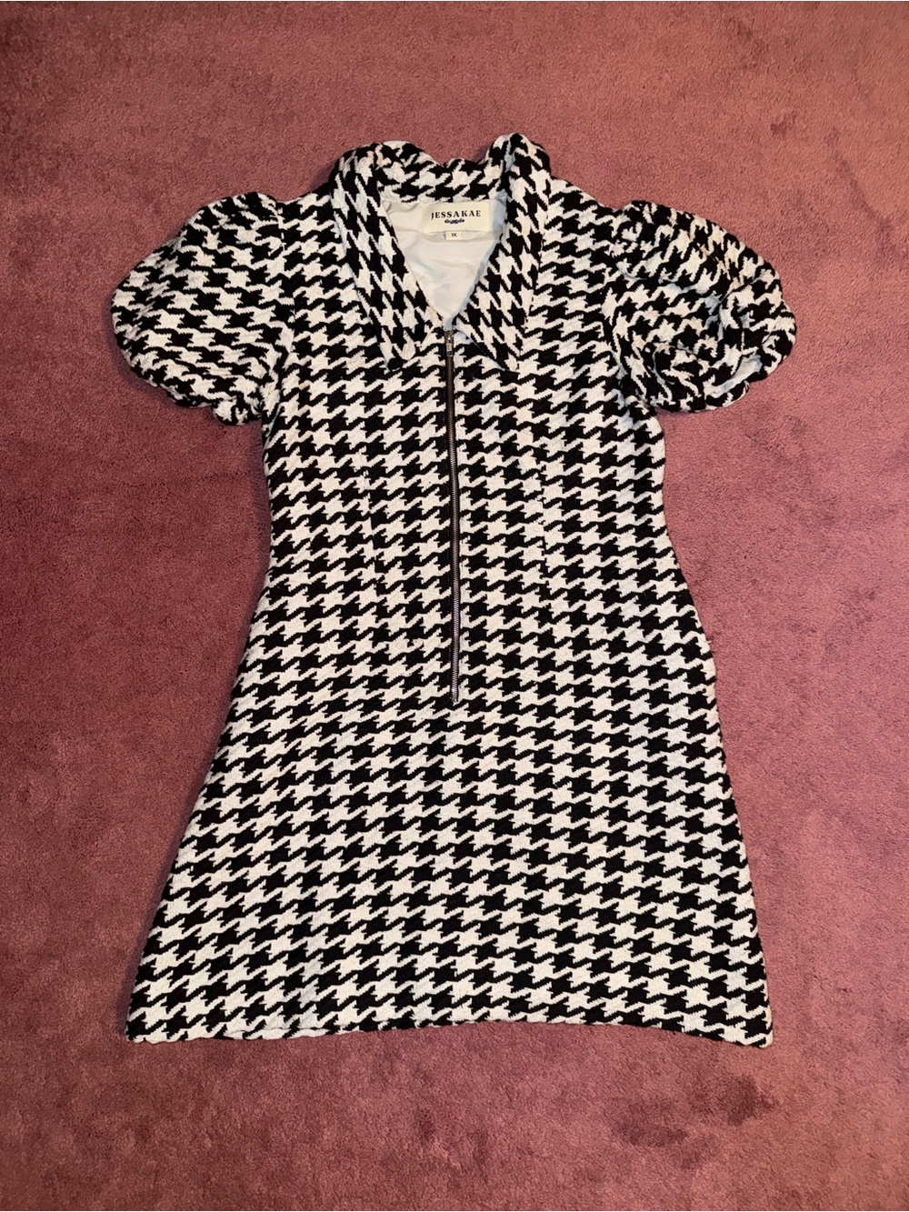 JessaKae Houndstooth Elie Dress - Picture 2 of 6